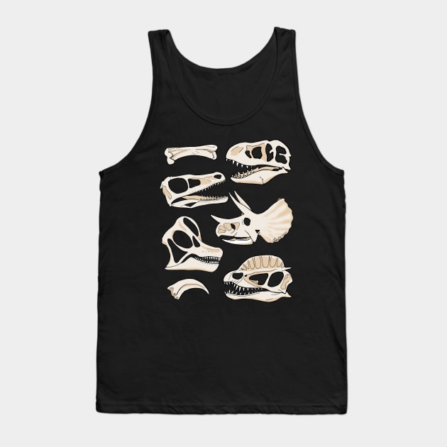 Dino Skulls Tank Top by HonuHoney